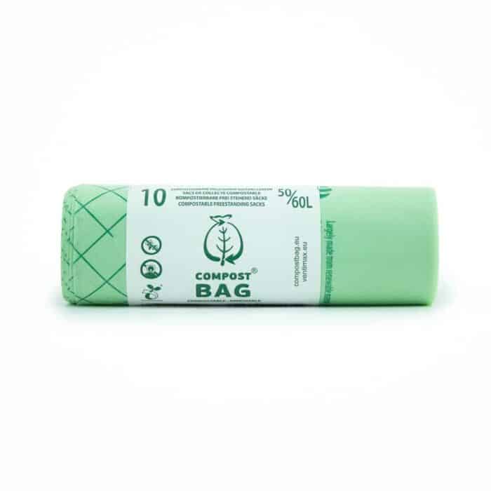 sacs à déchets LFJ compostables 50-60L