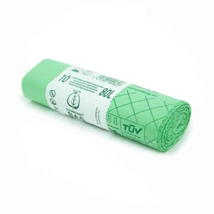 compostable waste bags 80L